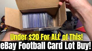 Gold Rookie Auto /10 & WAY More For Under $20 Total In This eBay Football Lot Purchase!