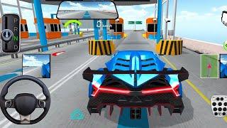 Brand New Blue Color Car Is Ready For Parking - 3d Driving Class ( ios, android ) #gameplay #Cargame