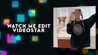 Watch me edit On Video Star (normal speed)