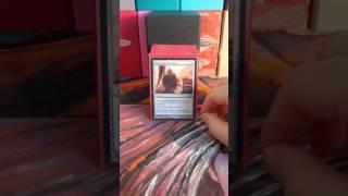 4/13/17 - Steve M shows off his Zirilan of the Claw Mono Red EDH Deck 32