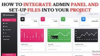 PHP ADMIN PANEL-1 : How to Integrate Admin panel into project and set-up files in PHP