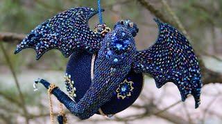 How to make a dragon out of beads Tutorial beaded dragon 3D