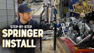 How To: Install a Springer Front End - Harley Repair from Start to Finish