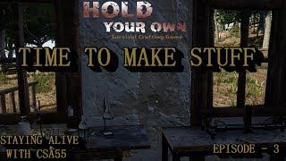 HOLD YOUR OWN ... LET'S MAKE STUFF