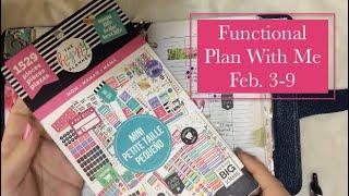 Functional Plan With Me: February 3-9, 2020 | Franklin Covey Compact 2PPD