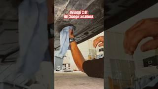 Hyundai 2.0T Oil Change Locations