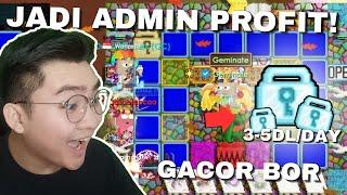 PROFIT SEBESAR INI JADI ADMIN COI!! GG PROFIT | Growtopia Profit 2024