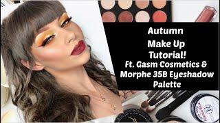 AUTUMN MAKE UP LOOK | ft. GASM COSMETICS & MORPHE 35B EYESHADOW PALETTE | Natalie Brown MUA