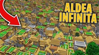 JUGAMOS en LA ALDEA INFINITA DE MINECRAFT  ¿SOBREVIVIREMOS?