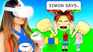 Extreme SIMON SAYS in Roblox VR HANDS!