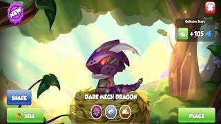 Hatched Amber and Dark Mech Dragon | Enchant Breeding | Dragon Mania Legends