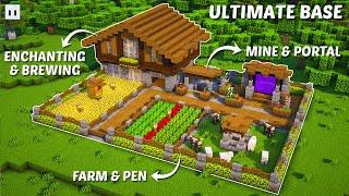 Minecraft : How to Build a Ultimate Survival House | Everything you Need in Survival!