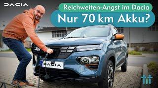 Reichweiten-Angst im Dacia Spring: Mit dem Elektro-Kleinwagen auf der Autobahn