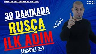 30 Dakikada Sıfırdan Rusça öğrenmeye başlıyoruz!!! | Bu Metotla Rusça öğrenmek Garanti