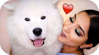 Mein Hund entscheidet mein MAKE UP ⁉️ MY DOG PICKS MY MAKE UP!| Sanny Kaur