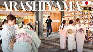 Exploring Japan Arashiyama A Stunning Walking Tour in Kyoto’s Most Beautiful Spots 4K 12Mins ASMR