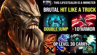 EPIC Level 30 OP Carry Lifestealer Double Jump with Brutal Hit Like a Truck Vs Late Game TB Dota 2