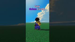 Gohan Easy Combo | DRAGON BALL R REWORK #shorts #roblox #gohan  #dragonball #dbr #dbrrework