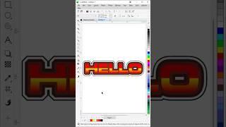 Amazing Text Effect with Contour Tool in CorelDRAW | Quick Design Tip #coreldraw #graphicdesign