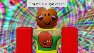 i forced people into singing sugarcrash in roblox