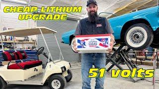 I put a cheap Amazon lithium battery in my golf cart. How did it go?