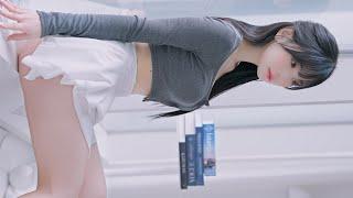 (4K 세로룩북) 눈앞에서 입는 슬렌더 룩북 ️ Underwear lingerie 란제리 Lookbook 스타킹 언더웨어 직캠 레전드 모델 희솔