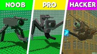 LEGO Camera Strider: Noob, Pro, HACKER! | Skibidi Toilet