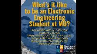 What’s it like to be an Electronic Engineering Student at MU?