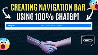 Create a Responsive Navigation Bar with ChatGPT (No Coding Required!) | AI Web Development Tutorial