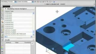 IDEAL PLM - механическая обработка на базе элементов в NX CA