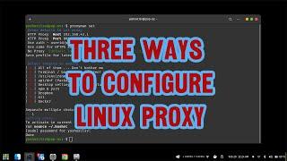 Easy 3 Methods to set & configure proxy settings on Linux. [ Pop OS, Ubuntu, Fedora, Arch, Kali ]