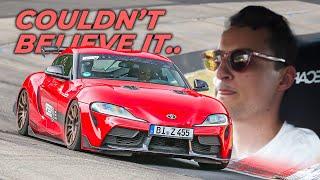 ENDLESS GRIP in the Toyota Supra on the Nürburgring?!