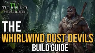 BEST Whirlwind Dust Devils Barbarian Build Guide, Leveling to Endgame - Diablo 4 Vessel of Hatred S6