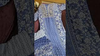 Muslin print with hand work#madeinIndia#indian design #follow desi_rangreza