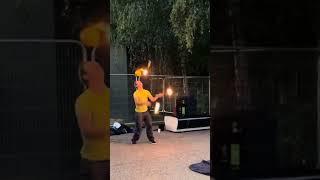 Juggling fire #london