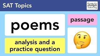 Poems on the SAT® — Don’t panic! You understand more than you think.