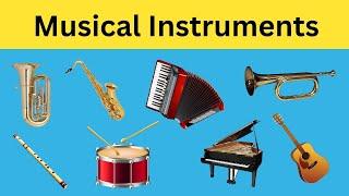 Learn Musical Instrument Names || Musical Instrument Names For Kids || Kidzone