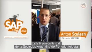 Anton Sculean te da la bienvenida a SAP2016