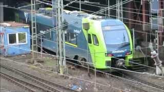 Eisenbahn TV - Nordbahn bei der Einfahrt im Hamburger Hauptbahnhof