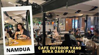 Namdua senopati cafe review . cafe outdoor yang buka dari pagi #cafereview #sobatgaul #namdua