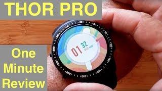 ZEBLAZE THOR PRO Large Transflective Screen 1GB/16GB Android 5.1 Smartwatch: One Minute Overview