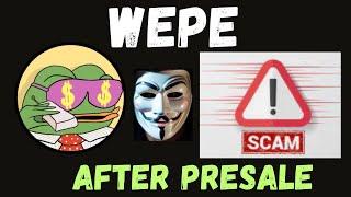 WALL STREET PEPE WEPE  PRESALE COIN CRYPTO SCAM UPDATE NEWS LEGIT CLAIMING LAUNCH WALL