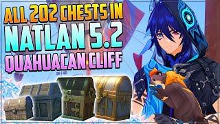 Guide to ALL 202 Chests in Natlan | Quahuacan Cliff | Genshin Impact 5.2