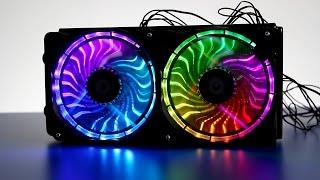 Супер крутые RGB кулера своими руками c RGB ленты WS2812B