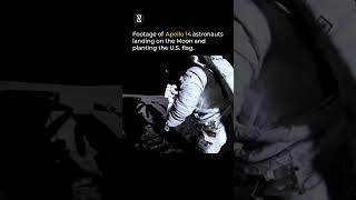 Rare Apollo 14 Moon Footage!  #shorts  #cosmicexploration #apollo