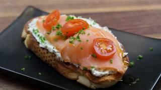 SALMON BRUSCHETTA | Recipe