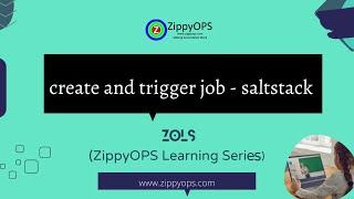 create and trigger job  saltstack | #devops #saltstack #triggerJob