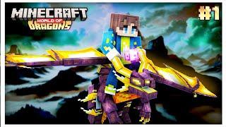 FIRST BABY DRAGON  | Minecraft World of Dragons | Maddy Telugu Gamer