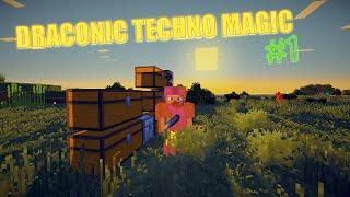 Прохождение DraconicTechnoMagic ( DTM )  FineMine #1 Знакомимся 