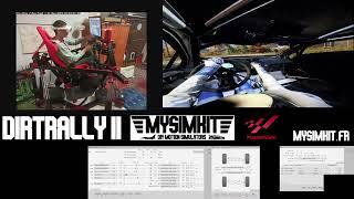 6DOF Dynamic motion simulator  | First run on Dirt Rally 2